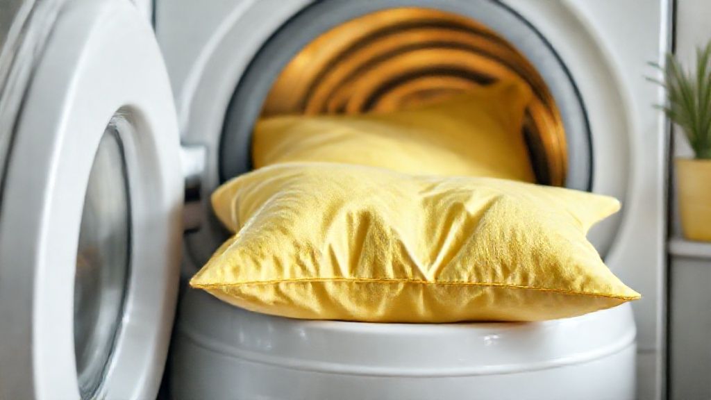 Bleek- en waskussens vergeeld door transpiratie