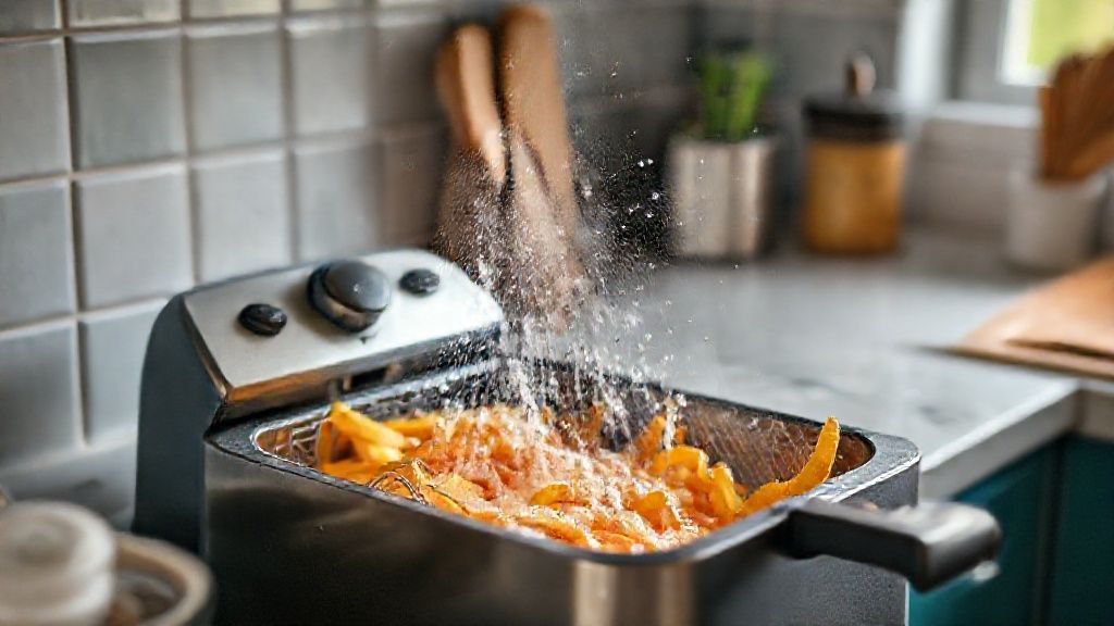 Een vette frituurpan schoonmaken (tank en weerstand)
