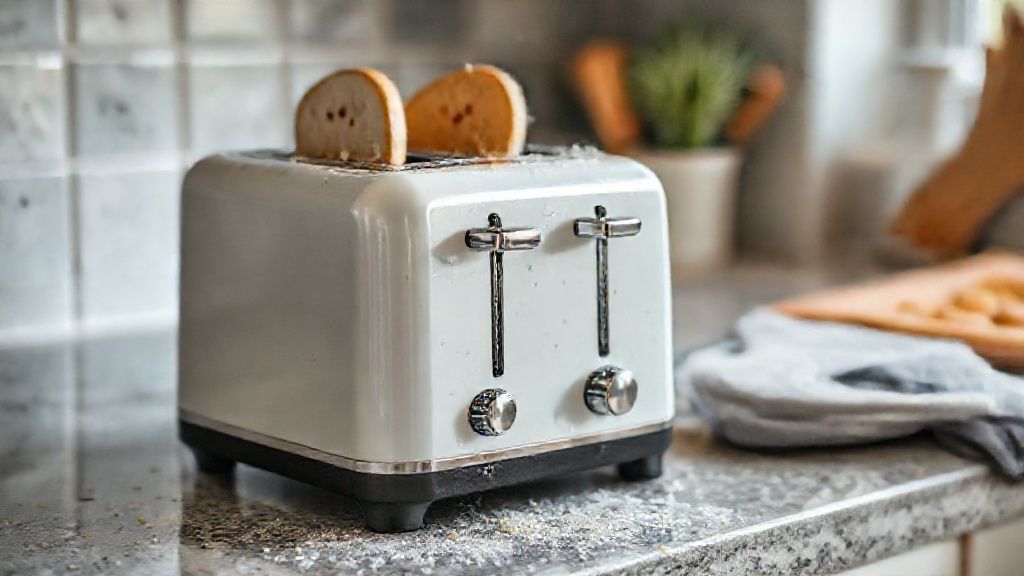 Uw broodrooster schoonmaken: kruimels en verbrand materiaal verwijderen